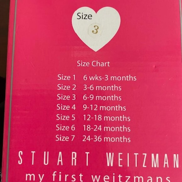 Stuart Weitzman Baby Shoes –Black NWT  - size 3 – fits 6-9 months - Picture 3 of 9